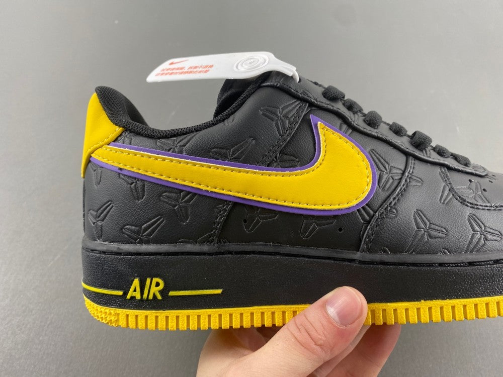 Low Top Sneakers, Black Yellow Colorway, Lace Up Design, Casual Gift for Sneaker Fans