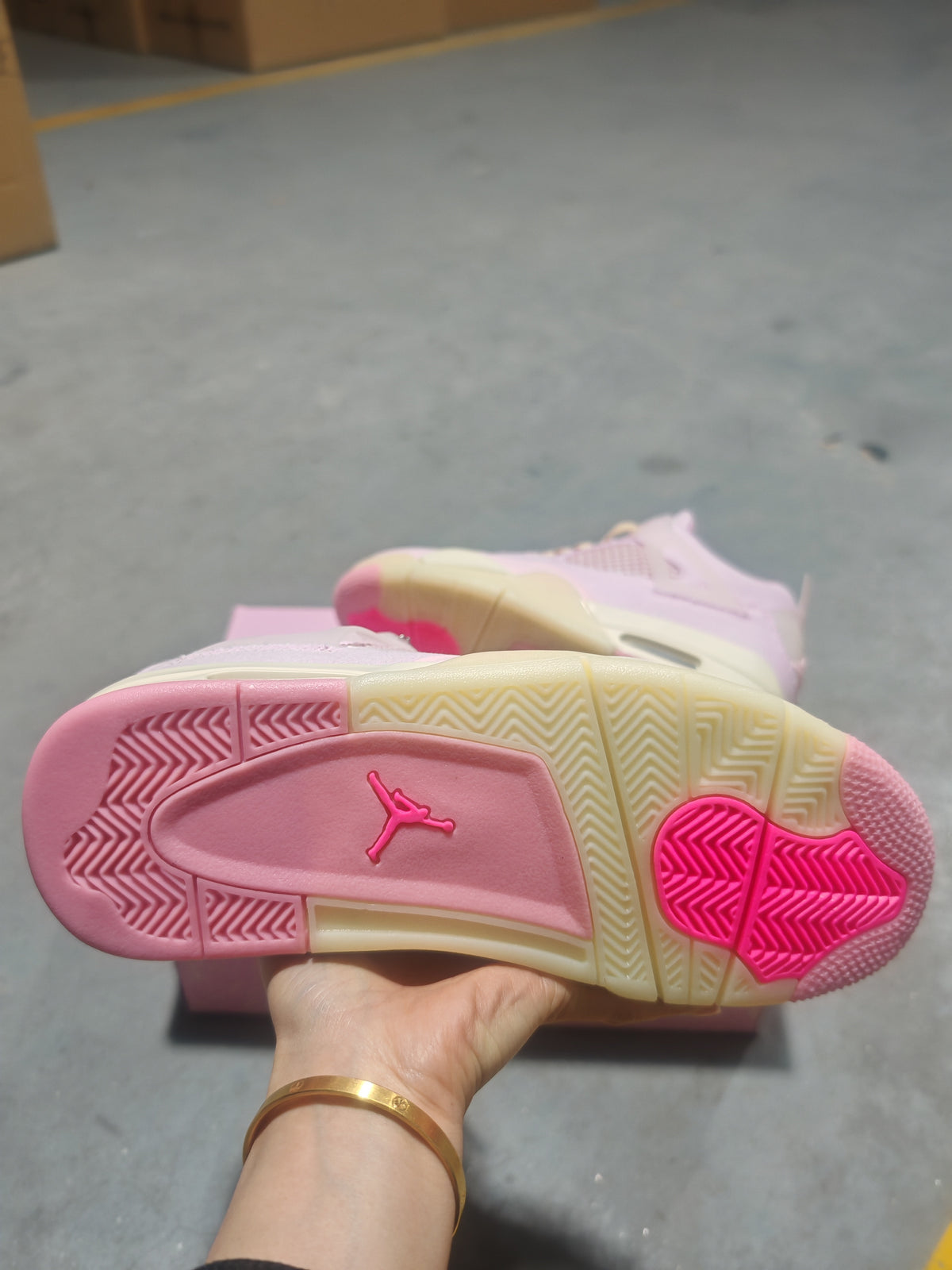 Mid Top Sneakers, Red Pink Colorway, Lace Up Design, Casual Gift for Sneaker Fans