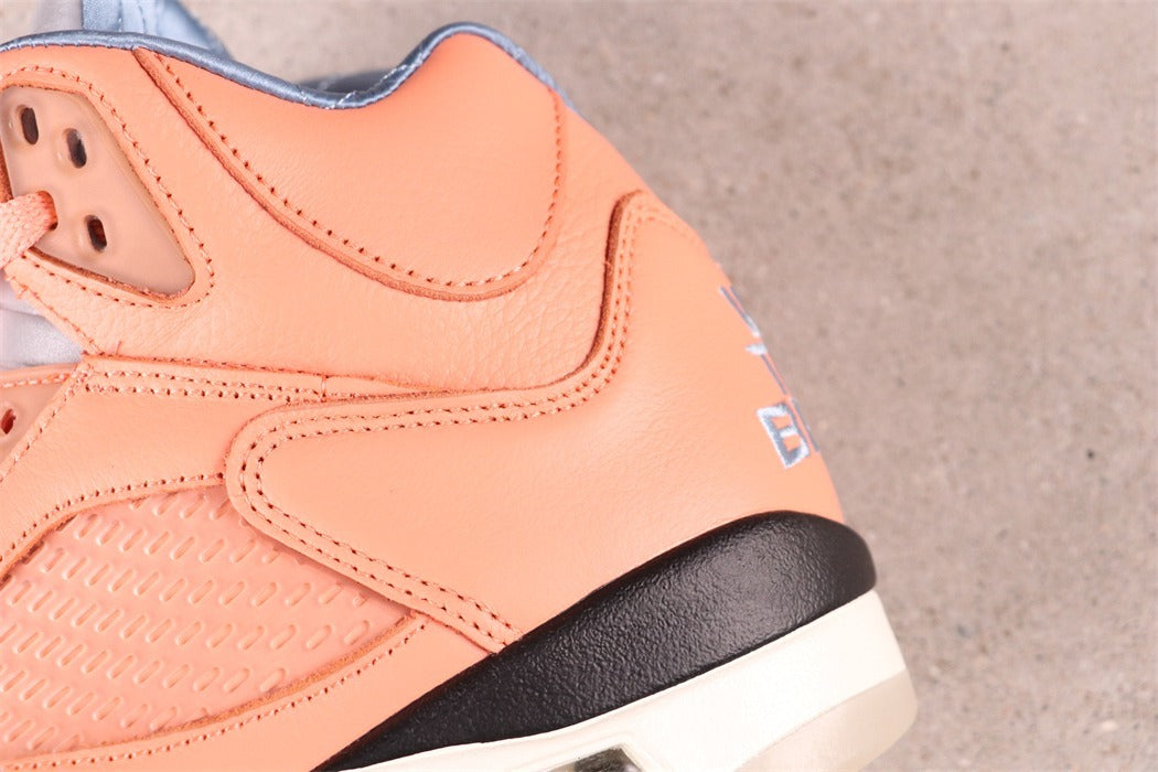High Top Sneakers, Peach Colorway, Lace Up Design, Casual Gift for Sneaker Fans