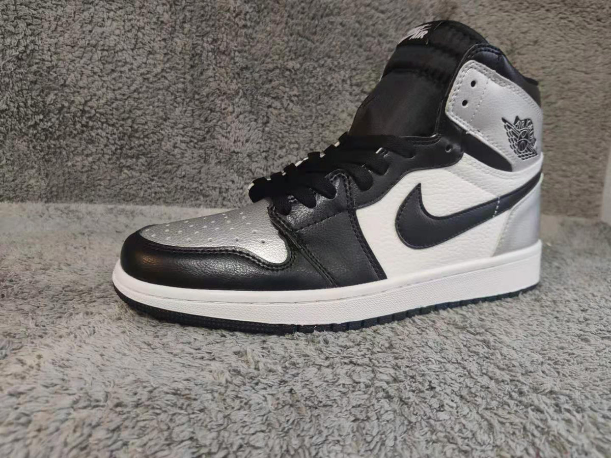 Sneakers, Black Silver Colorway, Lace Up Design, Casual Gift for Sneaker Fans
