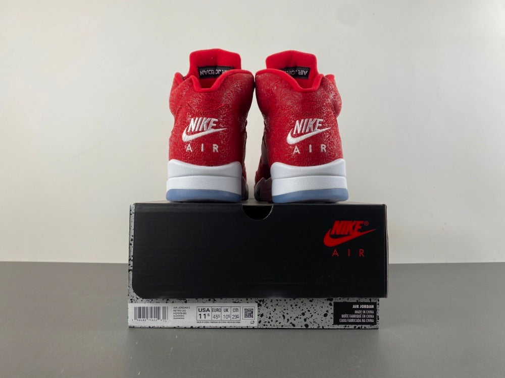 High Top Sneakers, Red Colorway, Lace Up Design, Casual Gift for Sneaker Fans