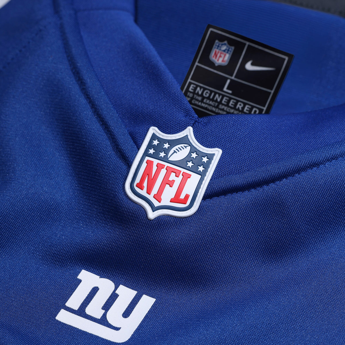 New York Giants Francis Mauigoa Royal 2026 NFL Draft First Round Pick No. 10 Team Game Jersey