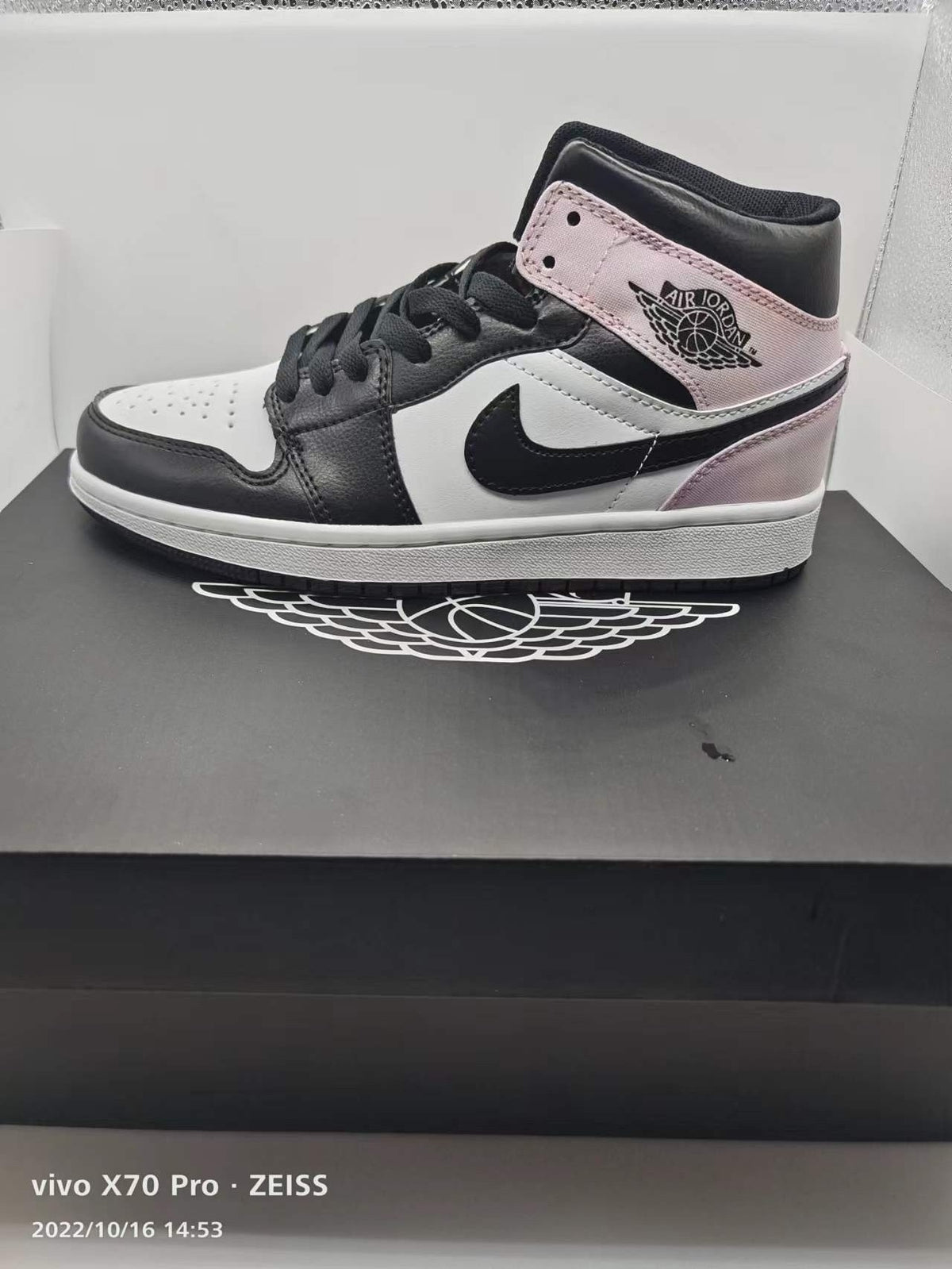 Sneakers, Black Gray Colorway, Tie Dye Pattern, Lace Up Design, Casual Gift for Sneaker Fans