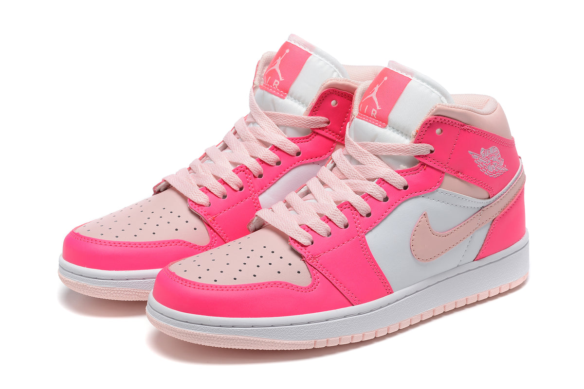 Sneakers, Pink Colorway, Lace Up Design, Casual Gift for Sneaker Fans
