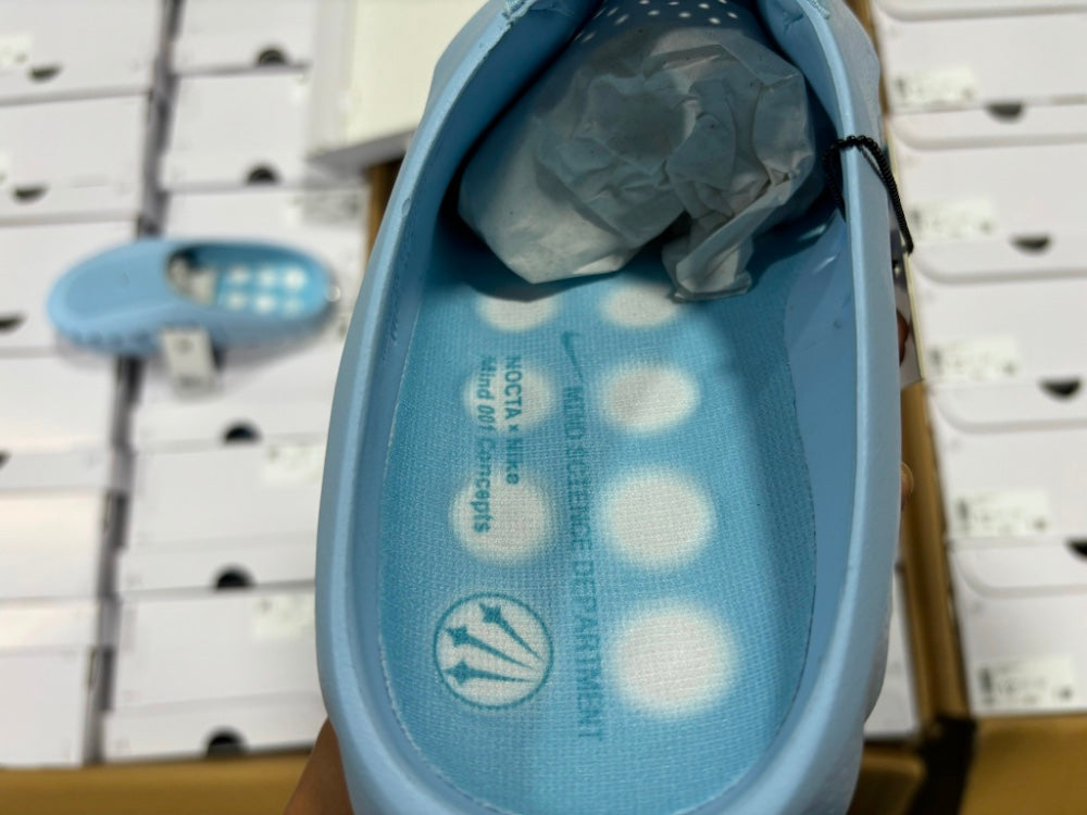 Slides, Blue Colorway, Slip On Design, Casual Gift for Shoe Lovers