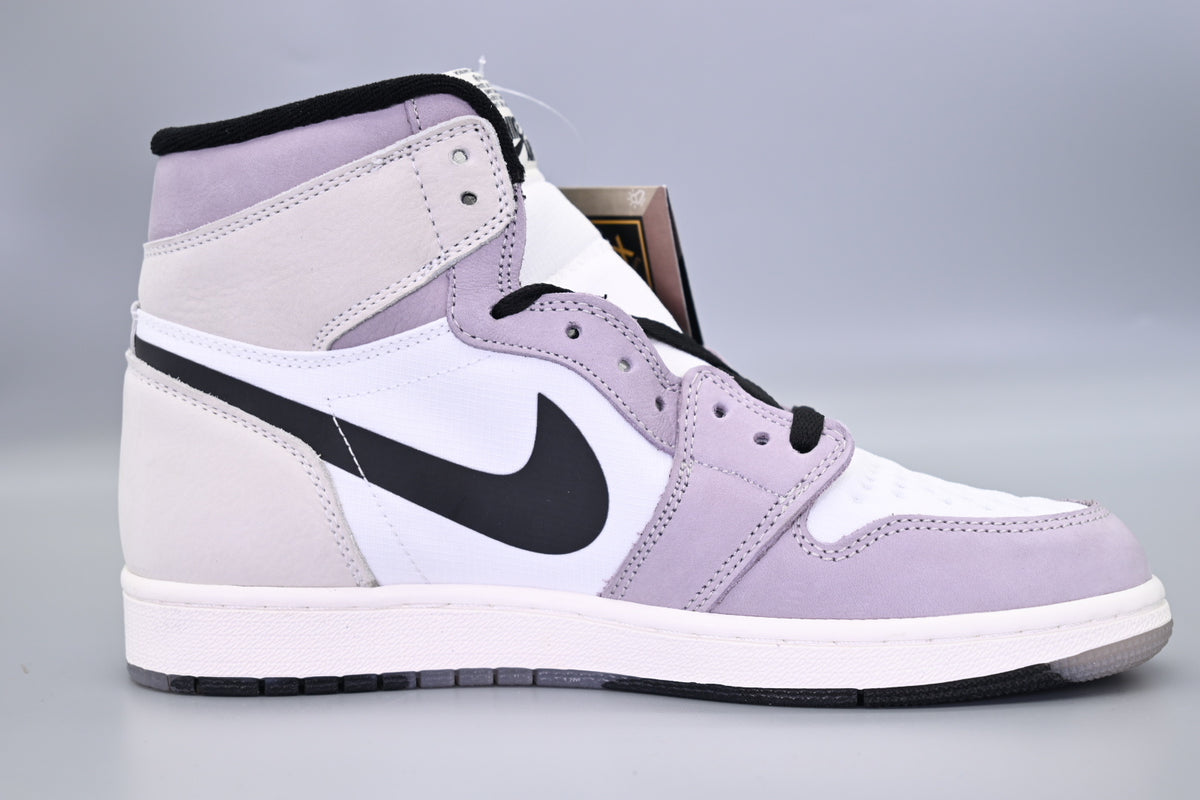 Sneakers, White Purple Colorway, Reflective Detail, Lace Up Design, Casual Gift for Sneaker Fans