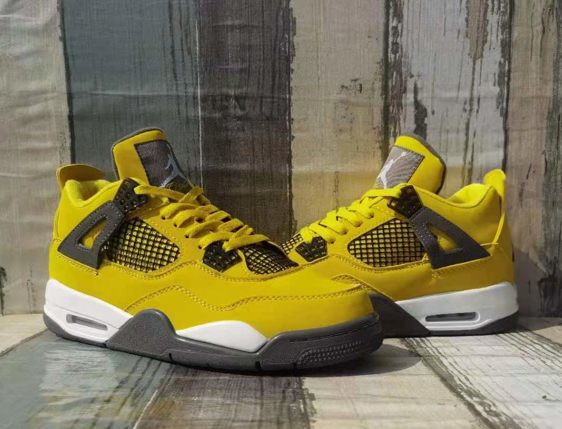 Sneakers, Yellow Colorway, Lace Up Design, Casual Gift for Sneaker Fans