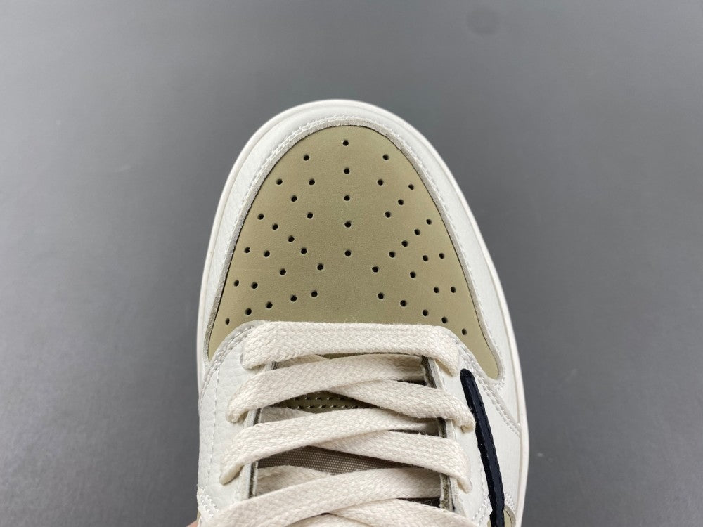 Low Top Sneakers, White Black Green Colorway, Reverse Hook Design, Lace Up Design, Casual Gift for Sneaker Fans