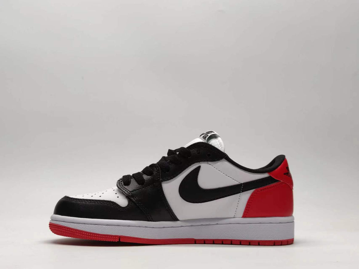 Low Top Sneakers, White Black Colorway, Lace Up Design, Casual Gift for Sneaker Fans