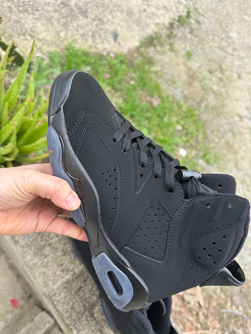 High Top Sneakers, Black Colorway, Lace Up Design, Casual Gift for Sneaker Fans