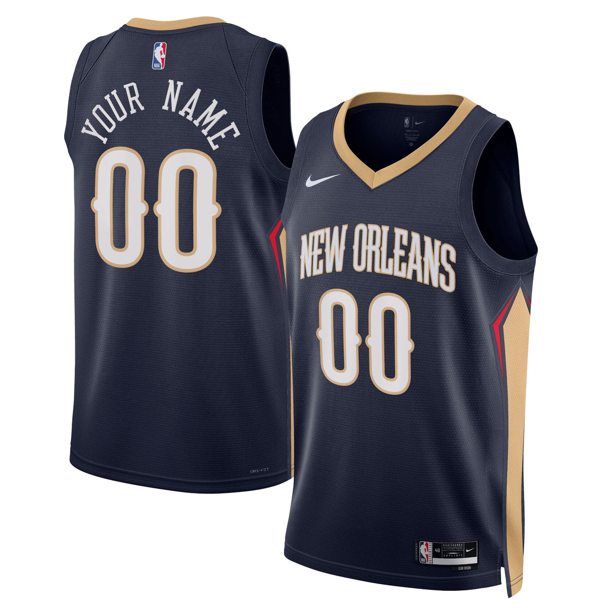 New Orleans Pelicans Icon Swingman Jersey - Custom