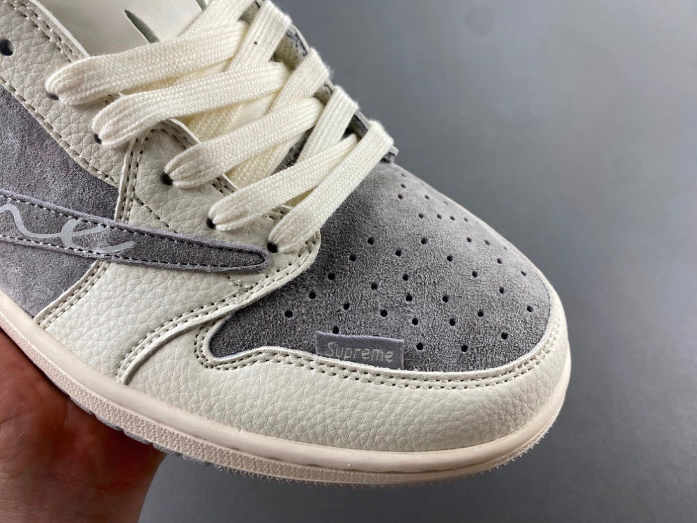 Low Top Sneakers, Off White Gray Colorway, Reverse Hook Design, Lace Up Design, Casual Gift for Sneaker Fans