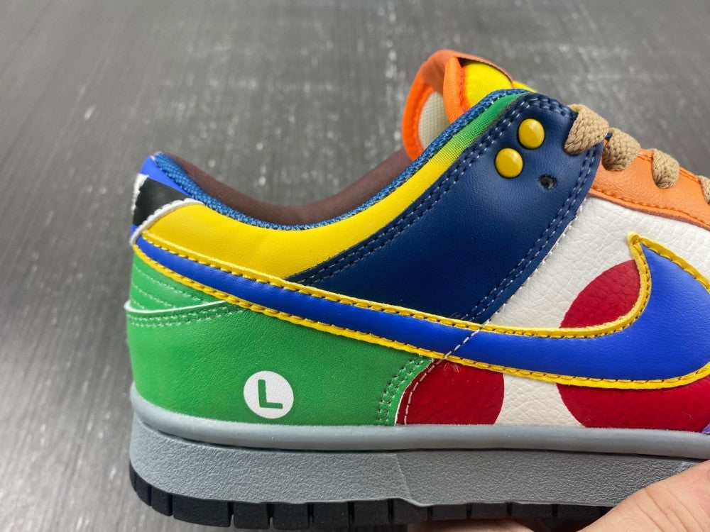 Low Top Sneakers, Multicolor Colorway, Lace Up Design, Casual Gift for Sneaker Fans