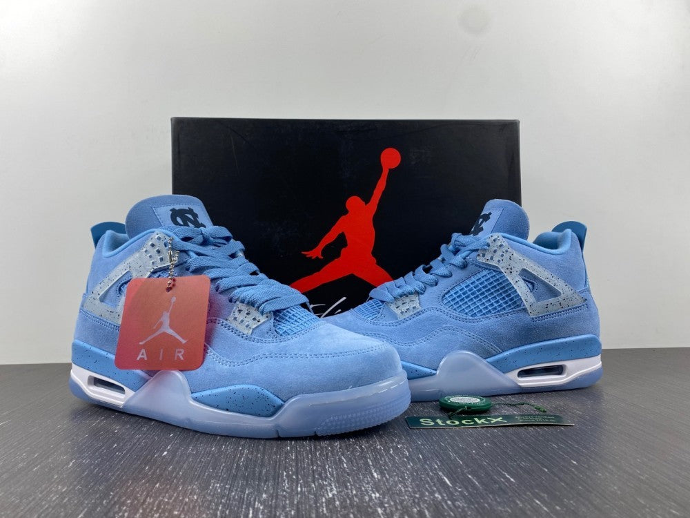 Retro Sneakers, Blue Colorway, Leather Footwear, Lace Up Design, Casual Gift for Sneaker Fans