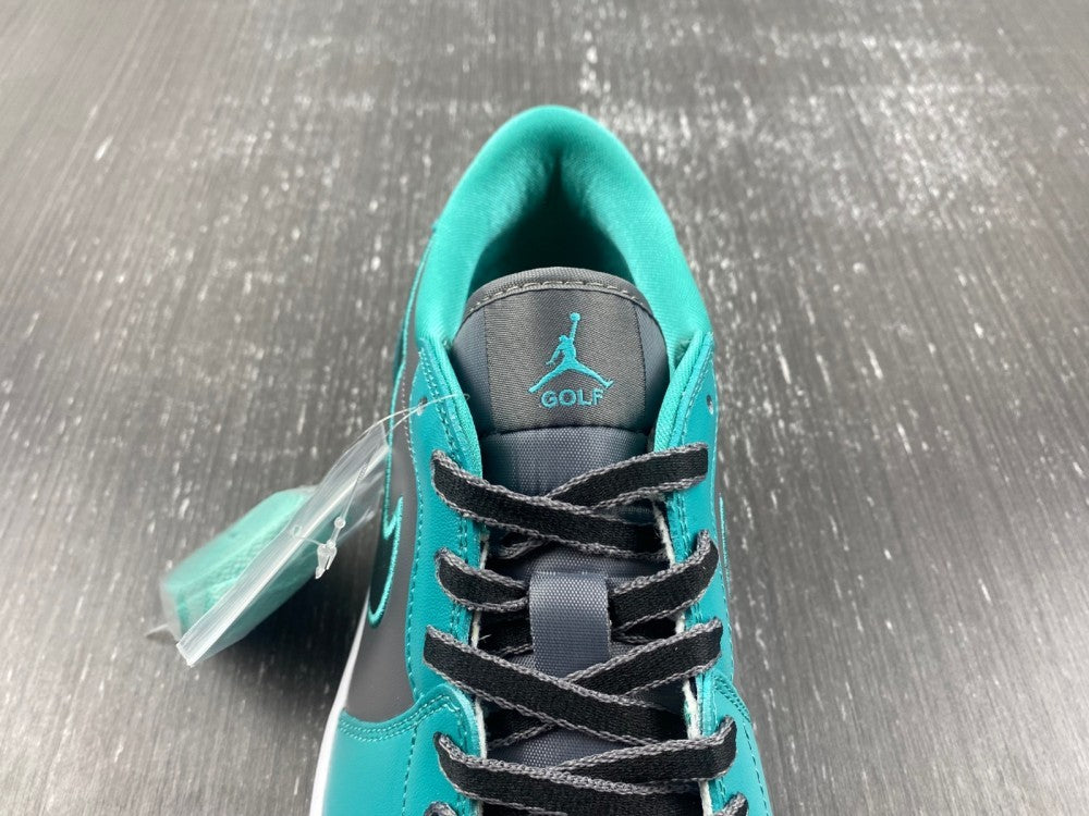 Low Top Golf Shoes, Lake Blue Dark Gray Colorway, Lace Up Design, Casual Gift for Shoe Lovers