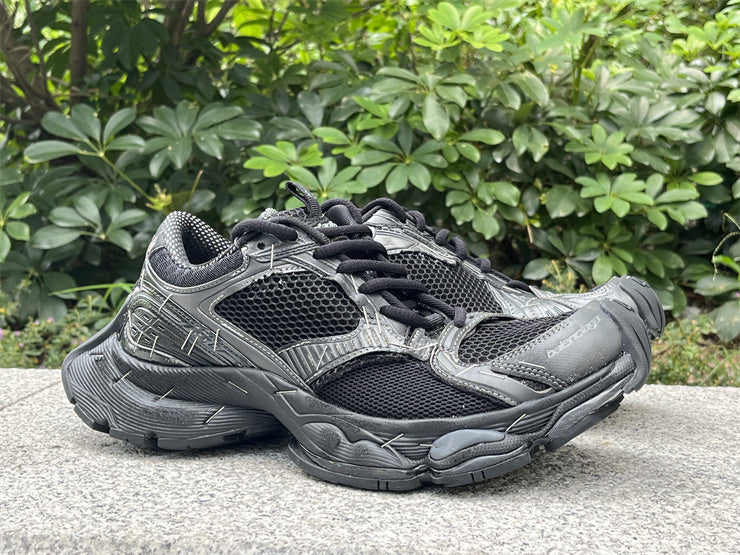 Low Top Sneakers, Black Colorway, Lace Up Design, Casual Gift for Sneaker Fans