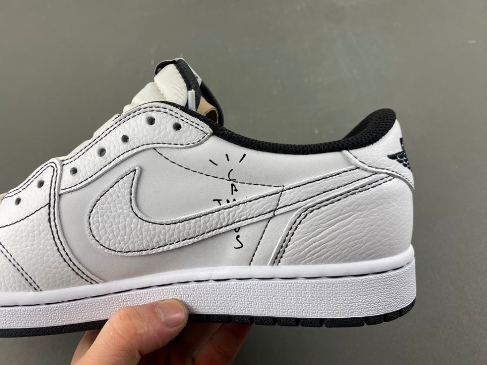 Low Top Sneakers, White Black Colorway, Leather Footwear, Reverse Hook Design, Lace Up Design, Casual Gift for Sneaker Fans