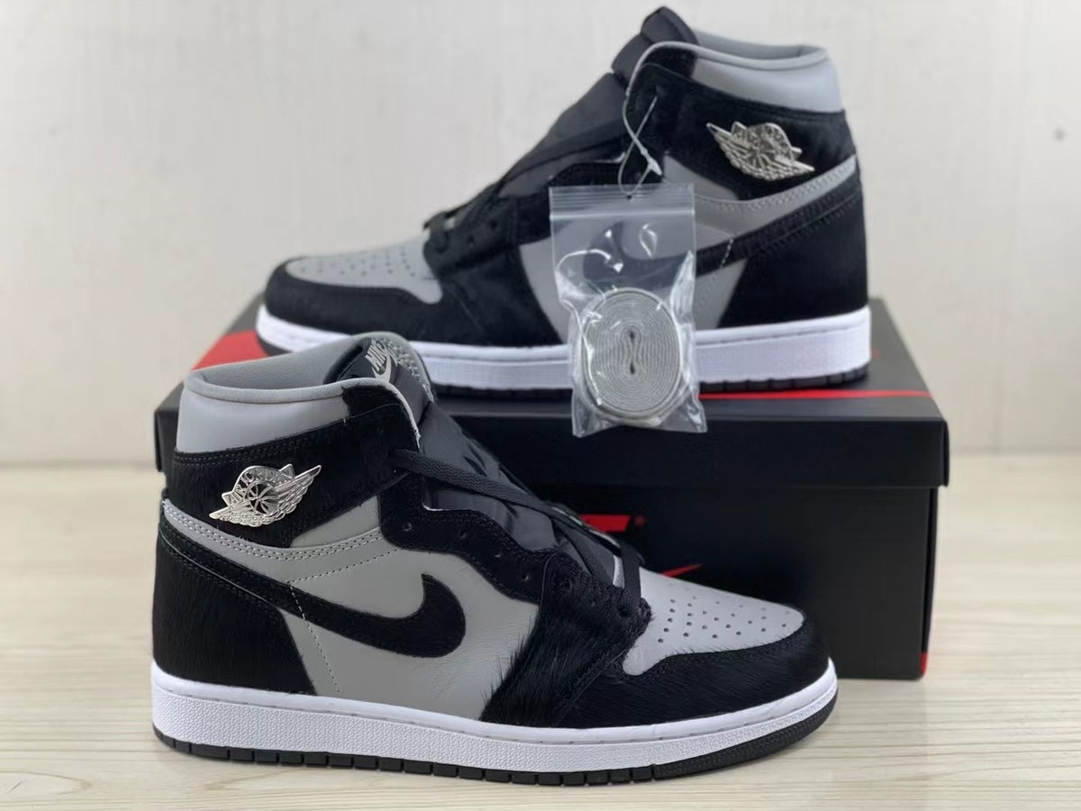 High Top Sneakers, Black Gray Colorway, Lace Up Design, Casual Gift for Sneaker Fans