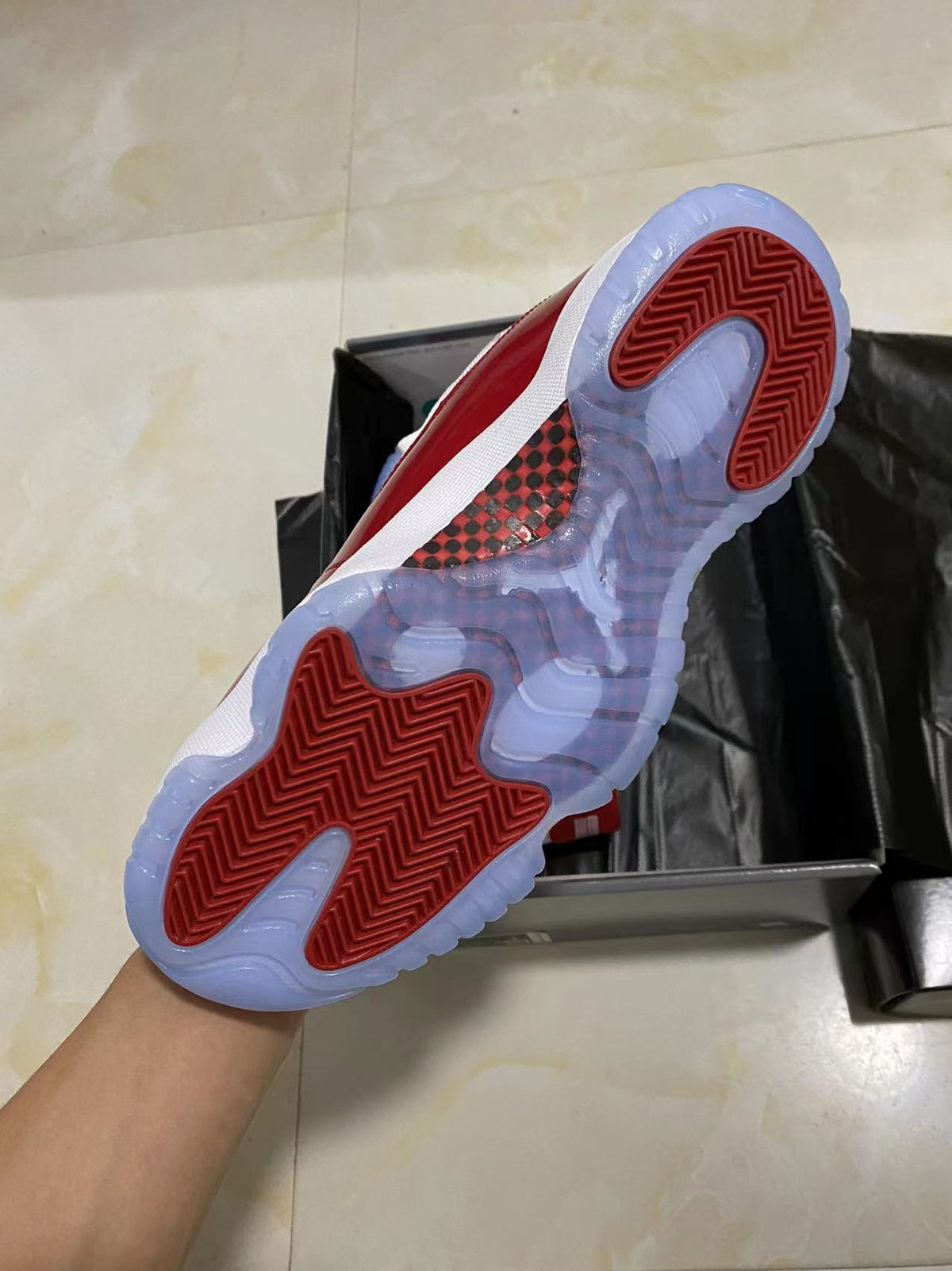 Sneakers, White Red Colorway, Lace Up Design, Casual Gift for Sneaker Fans