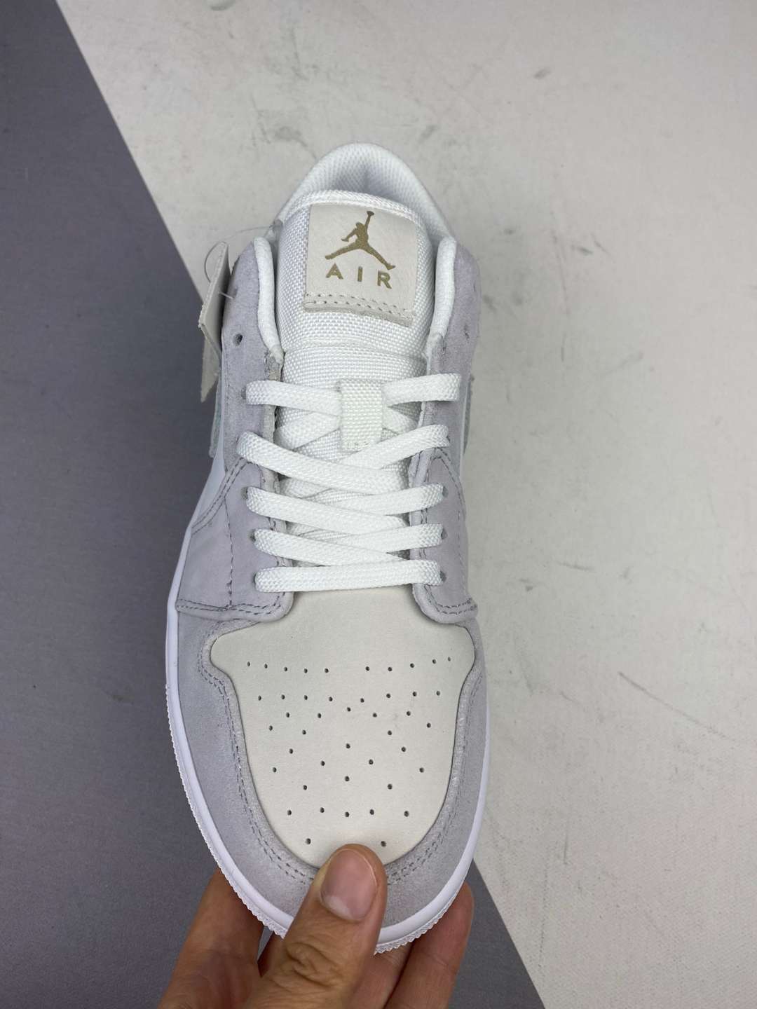 Low Top Sneakers, Light Gray Colorway, Lace Up Design, Casual Gift for Sneaker Fans