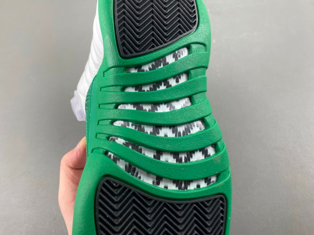 Low Top Sneakers, White Green Colorway, Lace Up Design, Casual Gift for Sneaker Fans