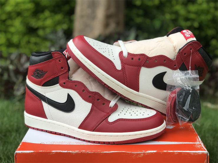 High Top Sneakers, Red White Colorway, Lace Up Design, Casual Gift for Sneaker Fans