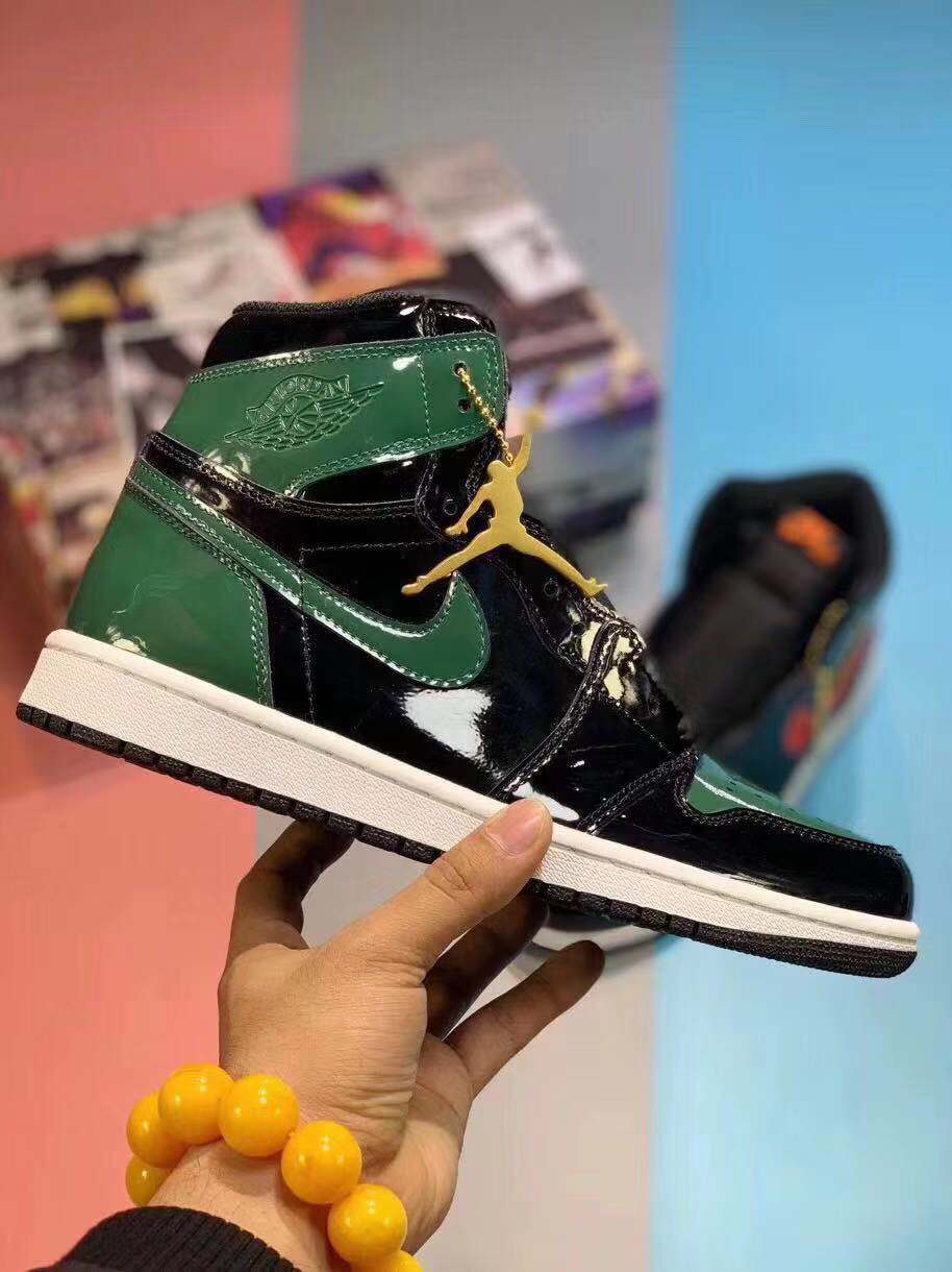 Sneakers, Black Green Colorway, Lace Up Design, Casual Gift for Sneaker Fans
