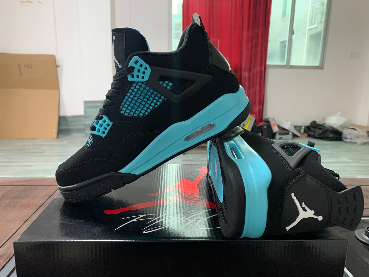 Sneakers, Black Teal Colorway, Lace Up Design, Casual Gift for Sneaker Fans