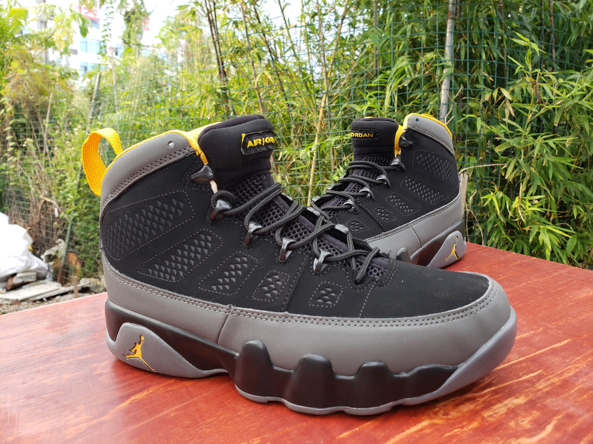 Low Top Sneakers, Carbon Gray Yellow Colorway, Casual Gift for Sneaker Fans