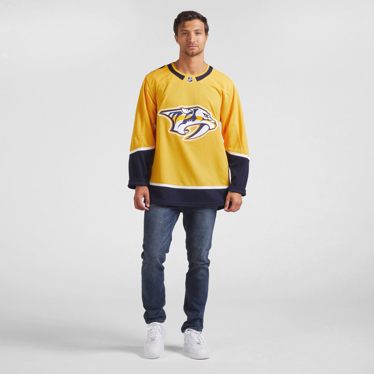 Nashville Predators Fanatics Yellow Home Premium Jersey