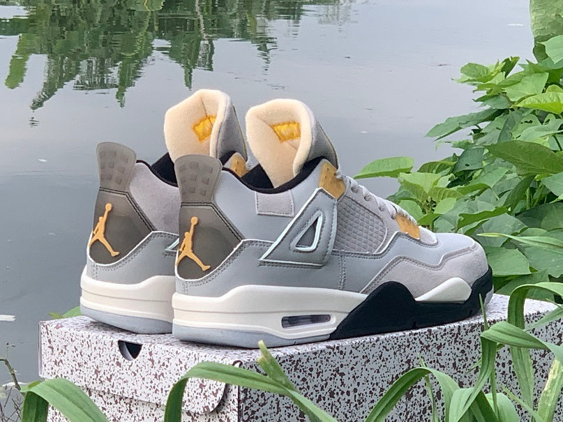 Sneakers, Gray White Colorway, Lace Up Design, Casual Gift for Sneaker Fans