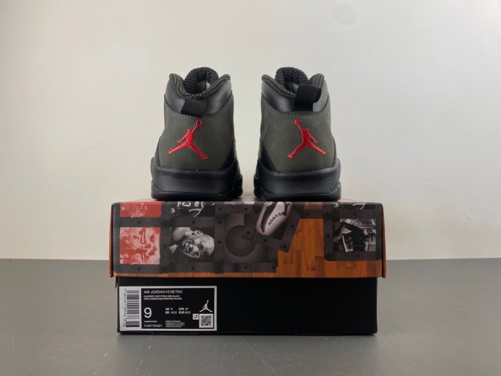Low Top Sneakers, Carbon Gray Black Red Colorway, Lace Up Design, Casual Gift for Sneaker Fans