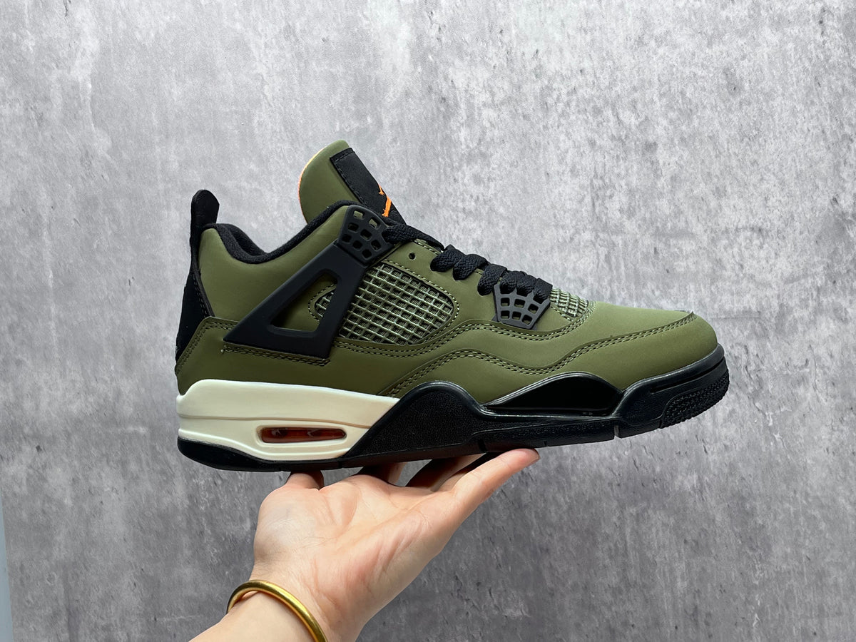 Mid Top Sneakers, Green Colorway, Lace Up Design, Casual Gift for Sneaker Fans