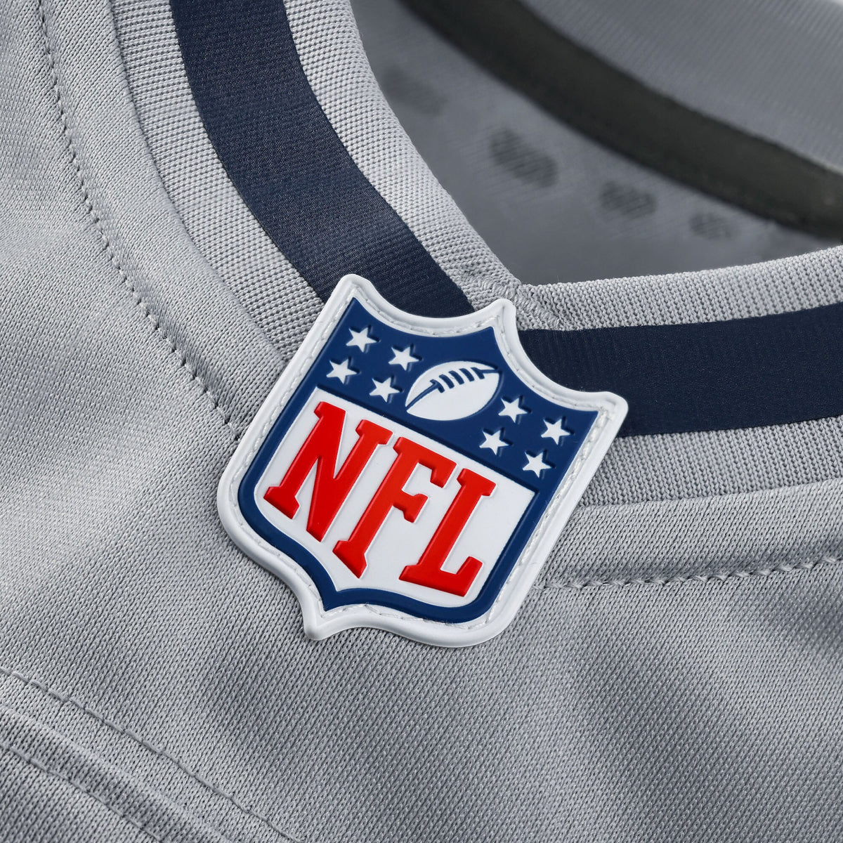 Seattle Seahawks Gray 2025 Rivalries Collection Custom Game Jersey