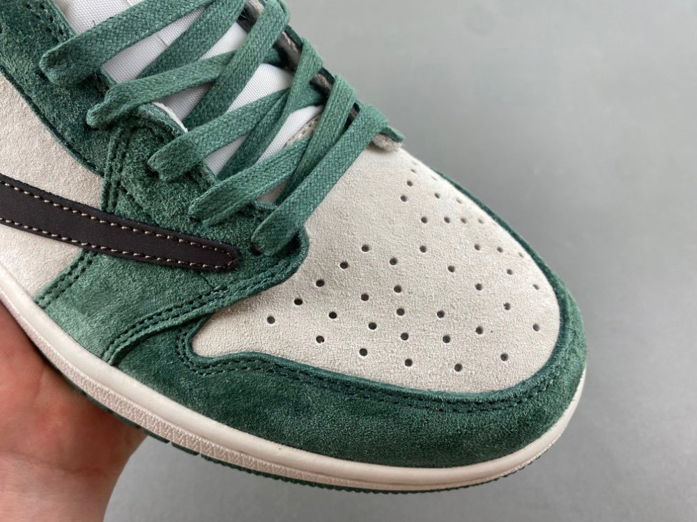 Low Top Sneakers, White Black Green Colorway, Reverse Hook Design, Lace Up Design, Casual Gift for Sneaker Fans