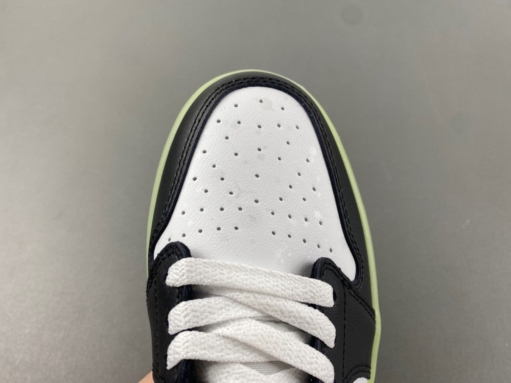 Retro Low Top Sneakers, Neon Green White Black Purple Colorway, Lace Up Design, Casual Gift for Sneaker Fans