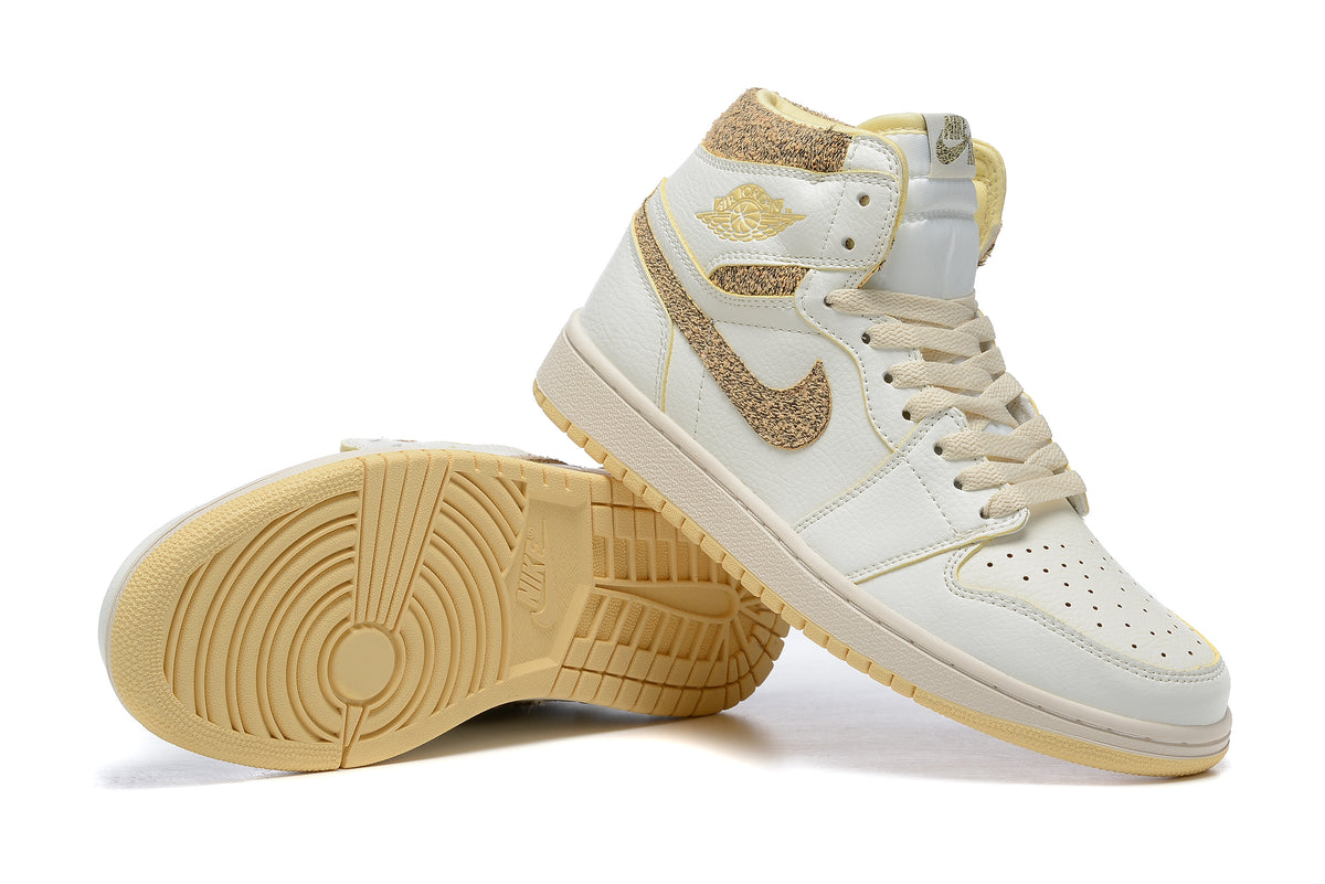 Sneakers, White Beige Colorway, Lace Up Design, Casual Gift for Sneaker Fans