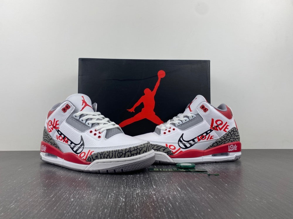 Sneakers, White Red Gray Colorway, Lace Up Design, Casual Gift for Sneaker Fans
