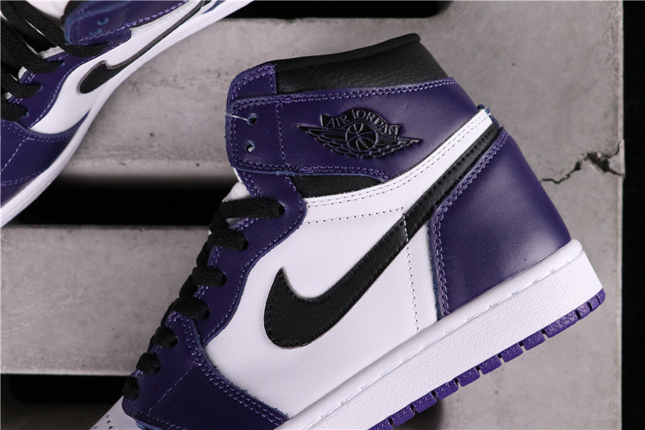 High Top Sneakers, Purple Colorway, Lace Up Design, Casual Gift for Sneaker Fans