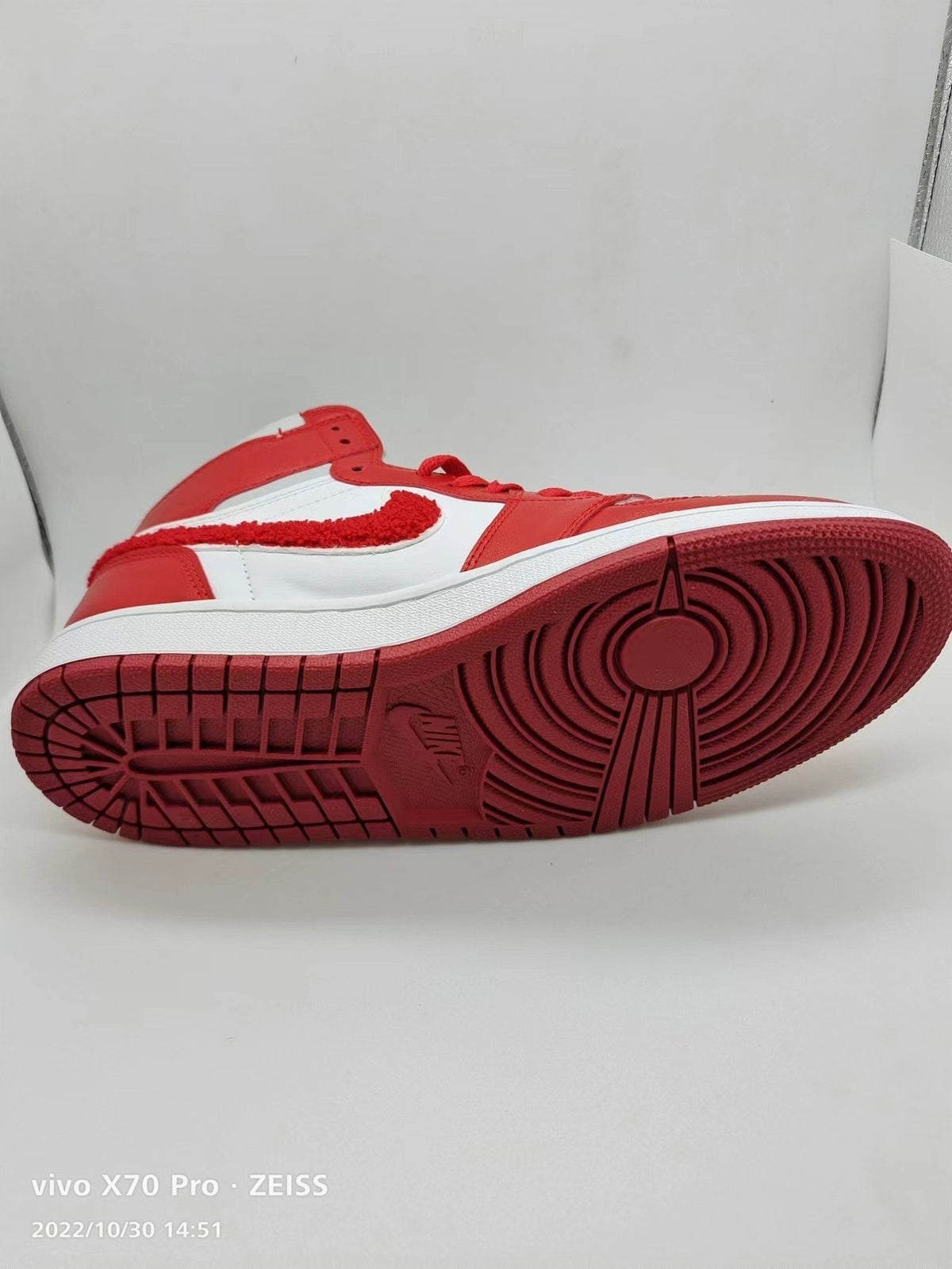 Sneakers, White Red Gray Colorway, Lace Up Design, Casual Gift for Sneaker Fans