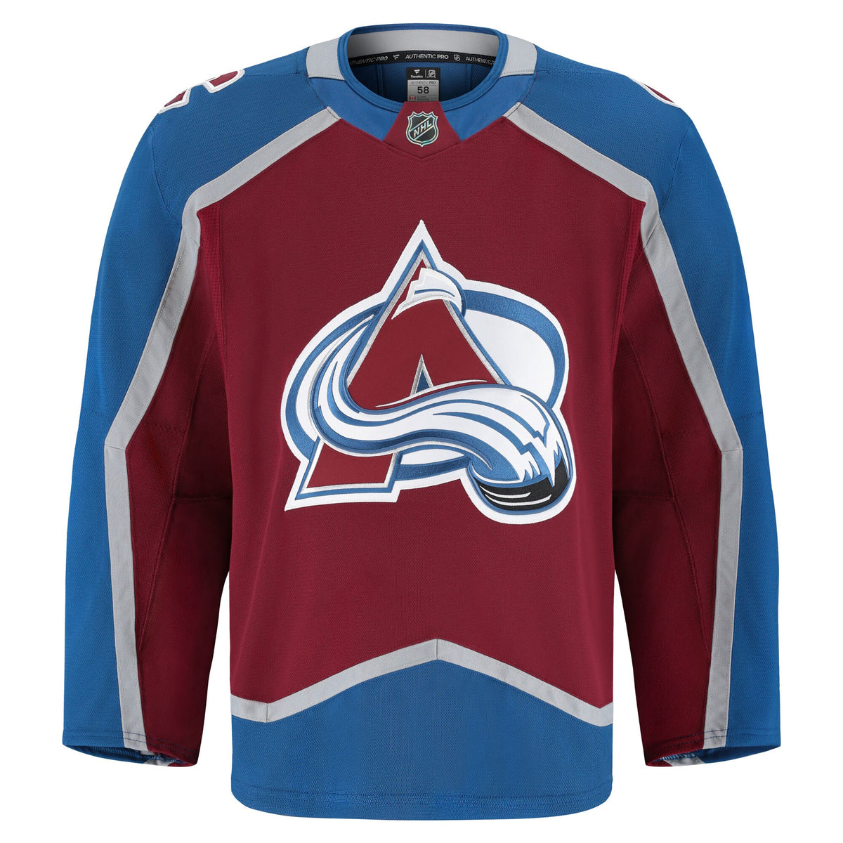 Colorado Avalanche Fanatics Burgundy Home Authentic Pro Jersey
