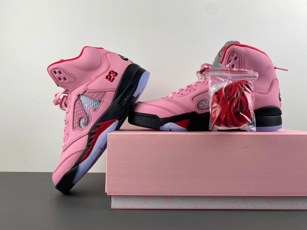 Low Top Sneakers, Pink Colorway, Lace Up Design, Casual Gift for Sneaker Fans