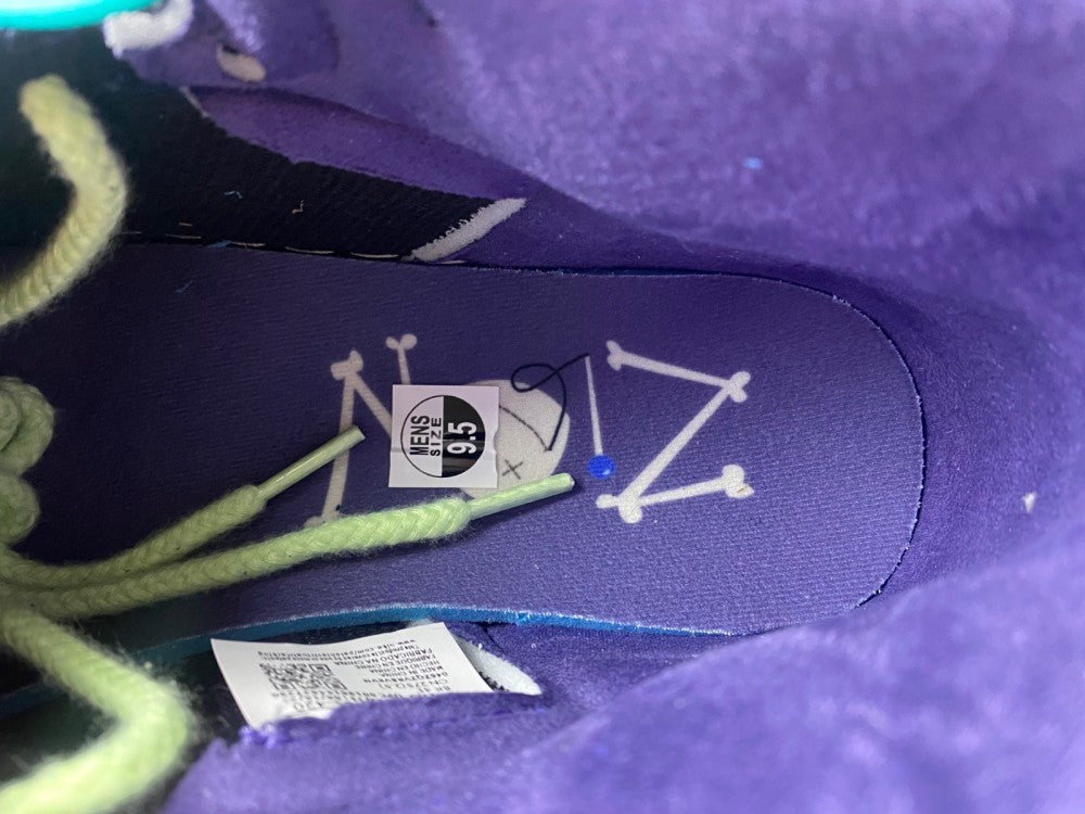 Low Top Sneakers, Royal Blue Black Purple Colorway, Lace Up Design, Casual Gift for Sneaker Fans