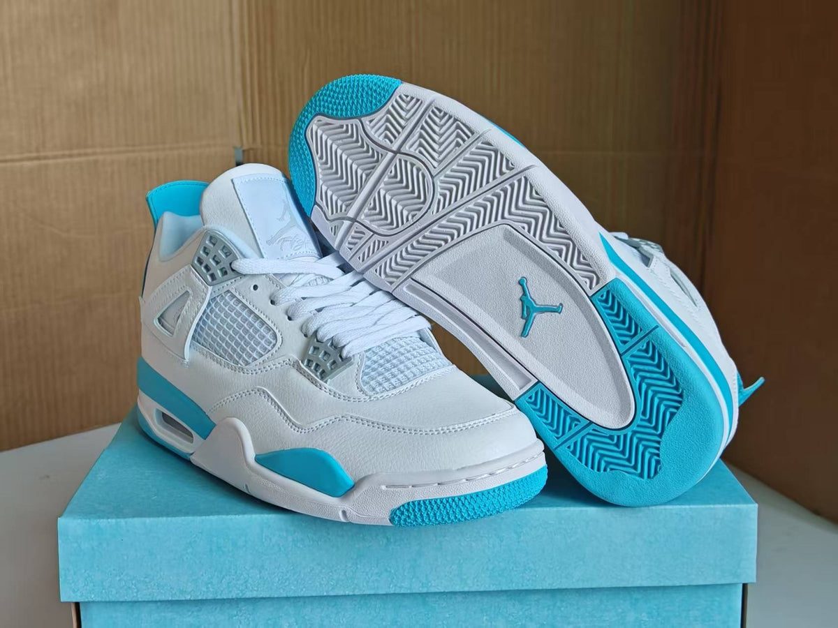 Mid Top Sneakers, Blue Colorway, Lace Up Design, Casual Gift for Sneaker Fans