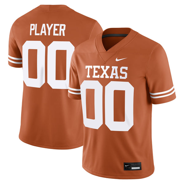 Texas Longhorns NIL Pick-A-Player Game Jersey - Texas Orange