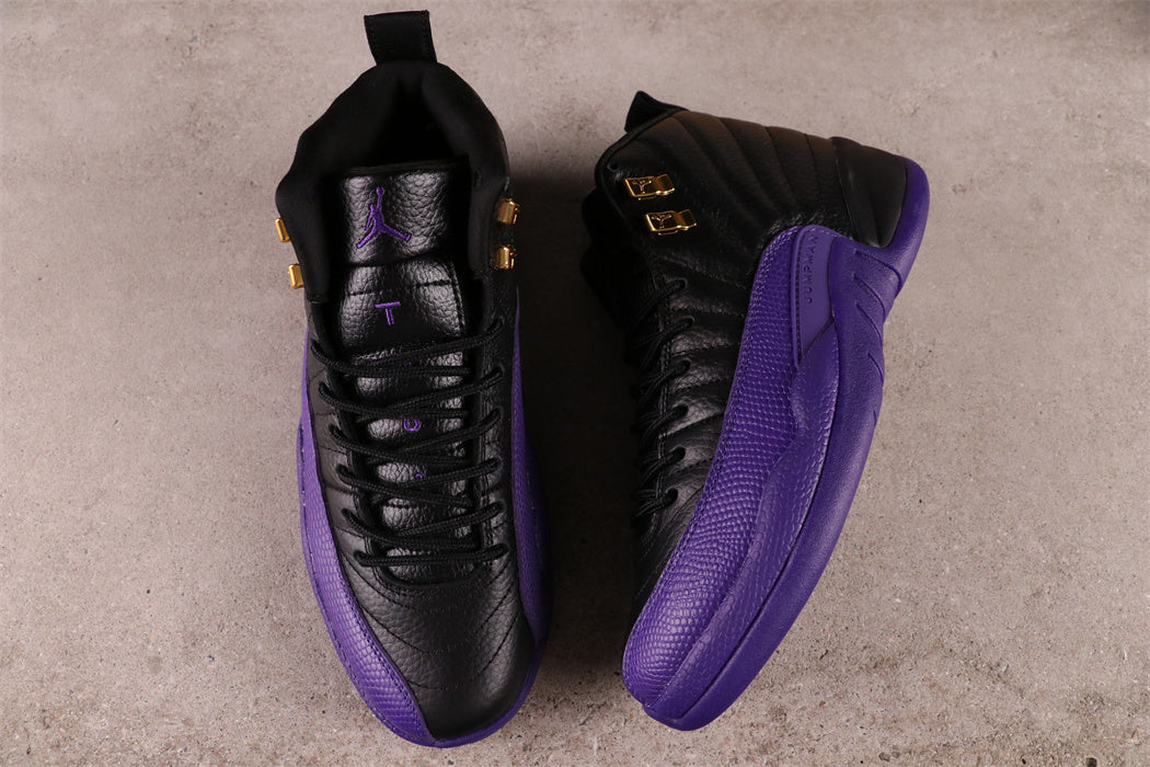 High Top Sneakers, Black Purple Colorway, Lace Up Design, Casual Gift for Sneaker Fans