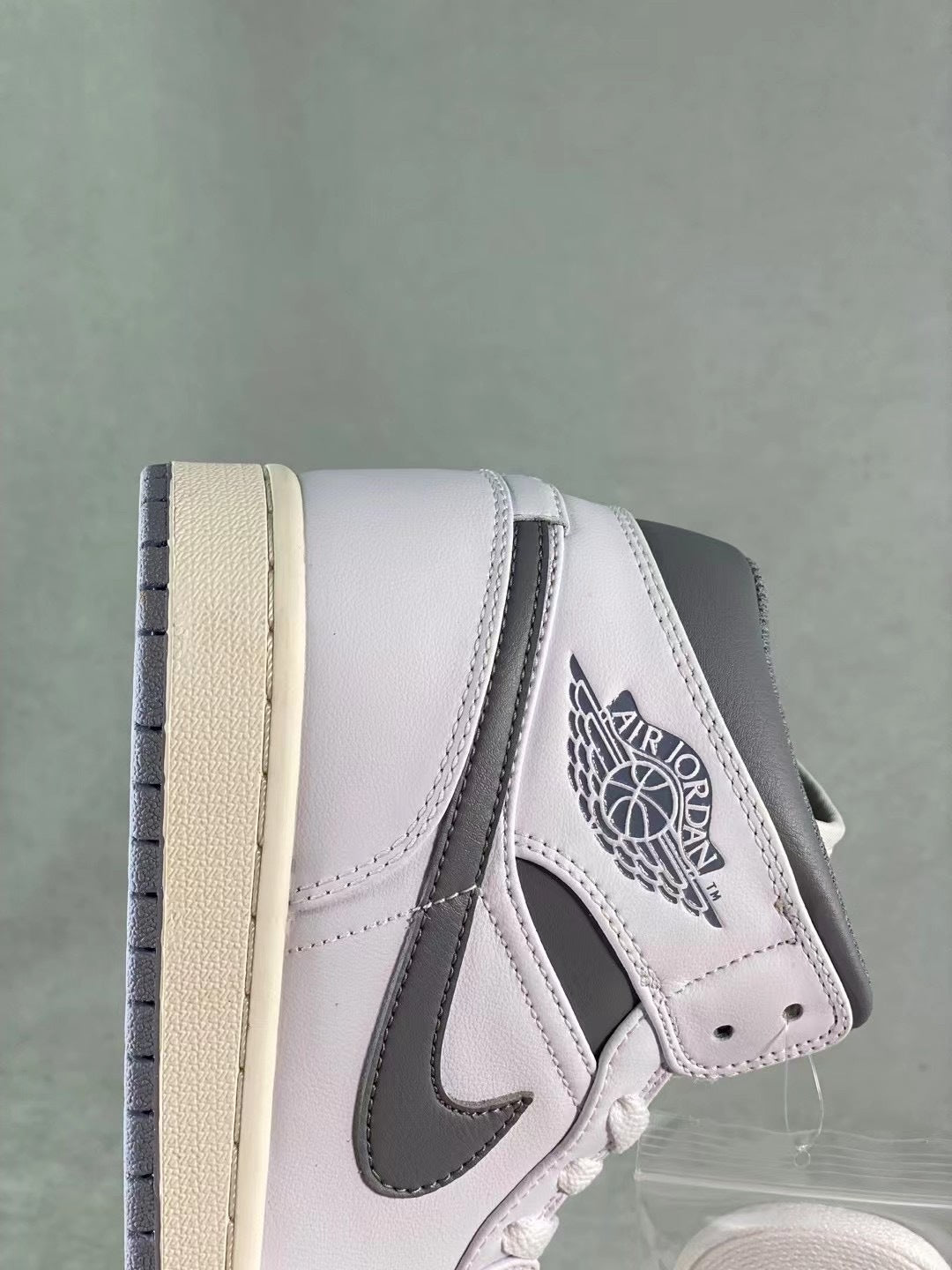Basketball Shoes, White Gray Colorway, Retro, Vintage, Mid Top, Lace Up Design, Casual Gift for Shoe Lovers