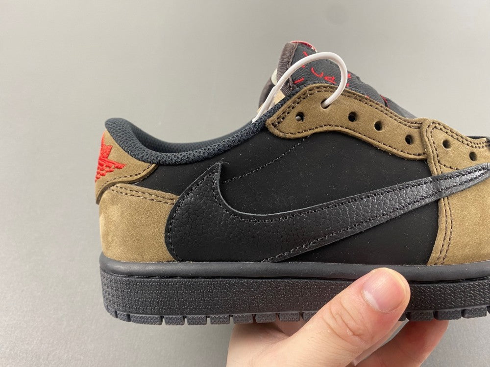 Low Top Sneakers, Black Brown Colorway, Reverse Hook Design, Lace Up Design, Casual Gift for Sneaker Fans