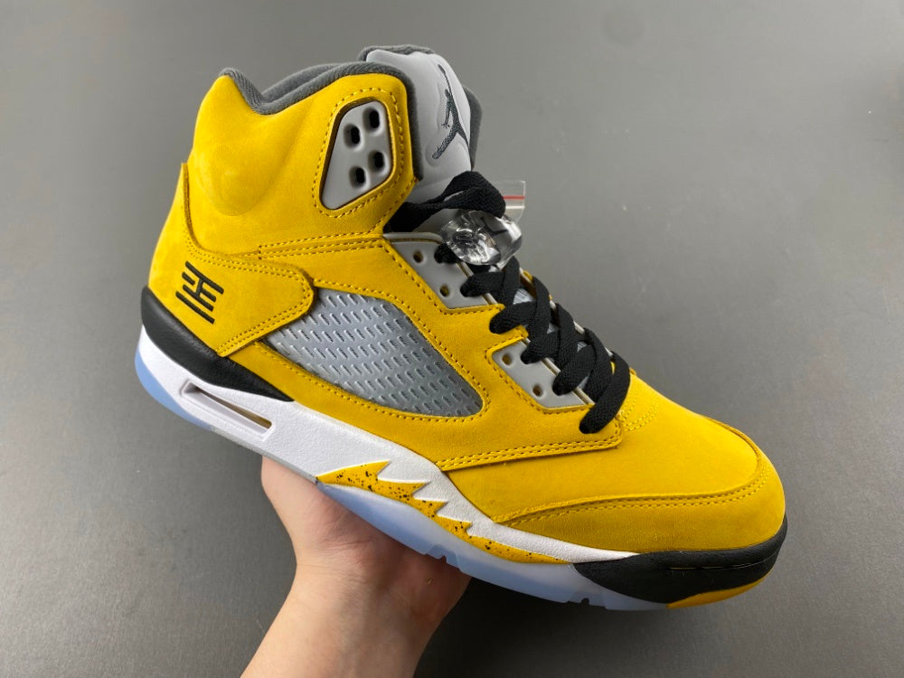 High Top Sneakers, Yellow Colorway, Lace Up Design, Casual Gift for Sneaker Fans
