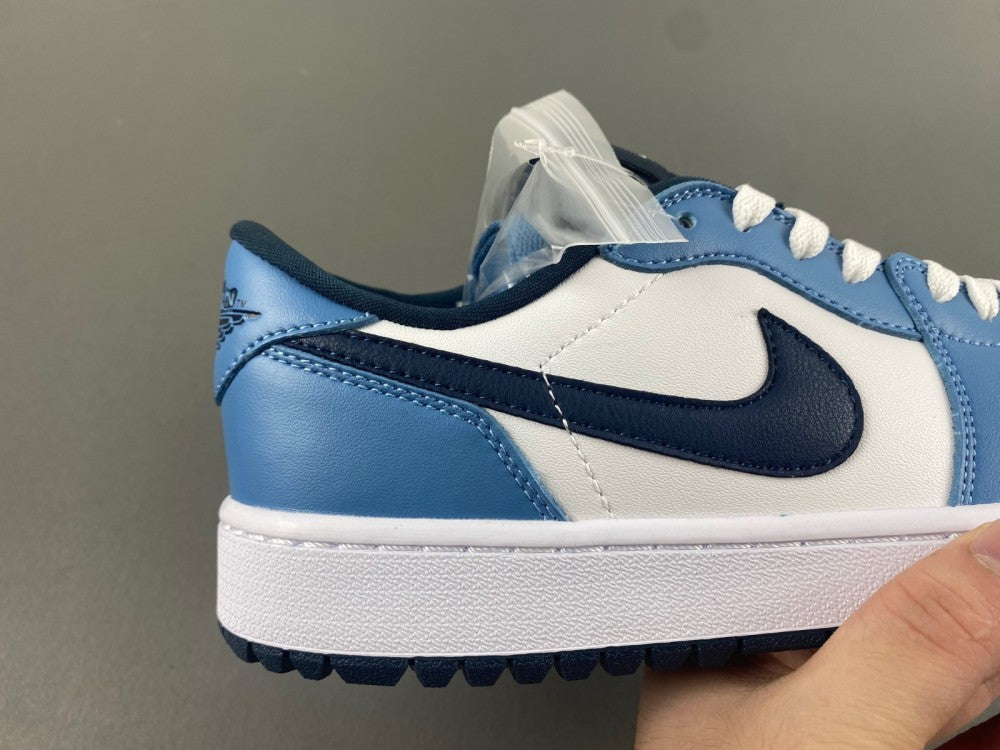 Low Top Sneakers, Blue White Black Colorway, Lace Up Design, Casual Gift for Sneaker Fans